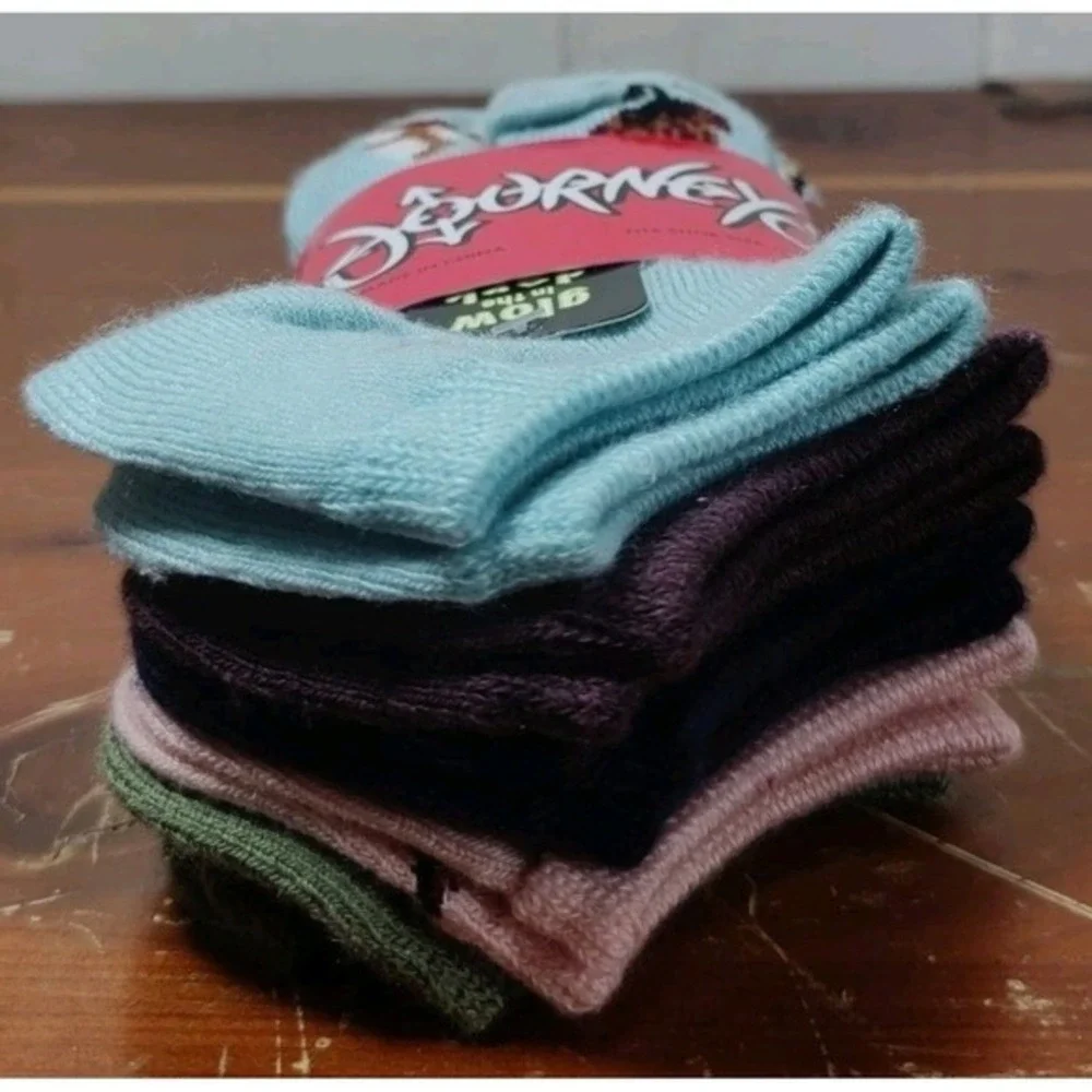 Journeys Socks‎ Fits Shoe Size 11-3 youth Glow In The Dark! 5 Pack NWT kids